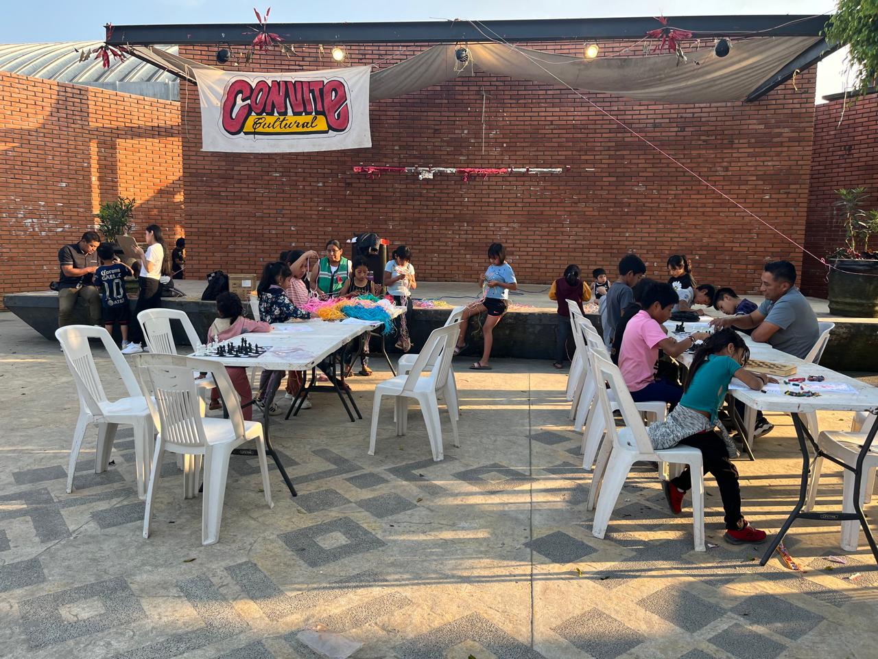 Actividad Cultural Comunitaria: Convite cultural en la Explanada de usos múltiples, Ocotepec, Chiapas